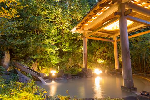 ゆやど雲仙新湯　露天風呂